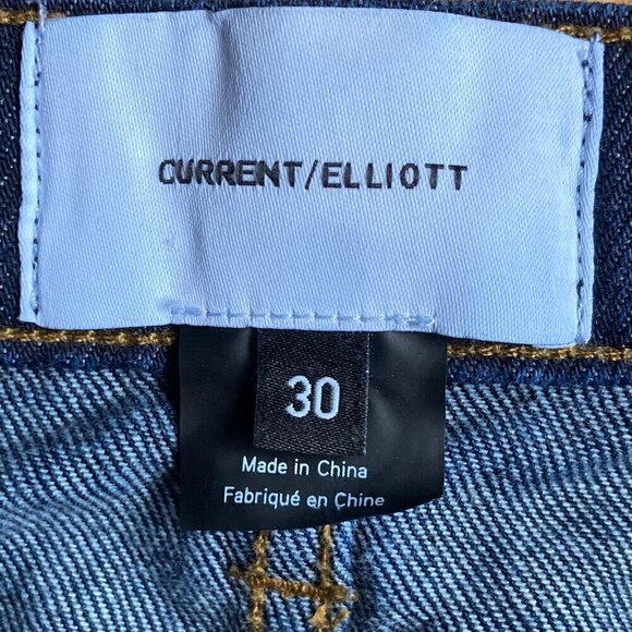 CURRENT ELLIOT DENIM CARPENTER style MIDI DENIM SKIRT SIZE 30==8/10 US - Picture 4 of 8